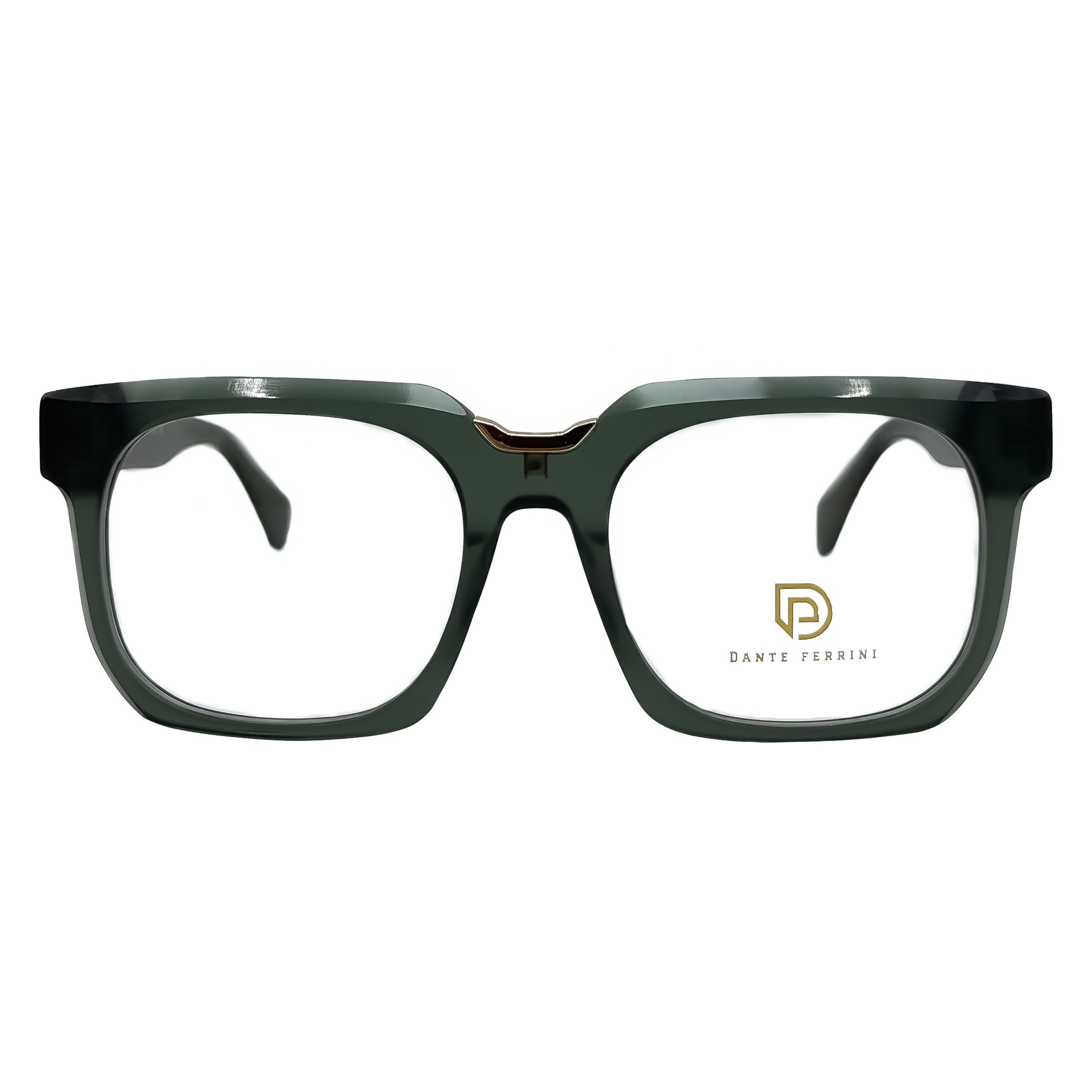 01-DANTE FERRINI-YHX8159 عینک طبی زنانه دانته فرینی Dante Ferrini مدل YHX8159 سبز یشمی