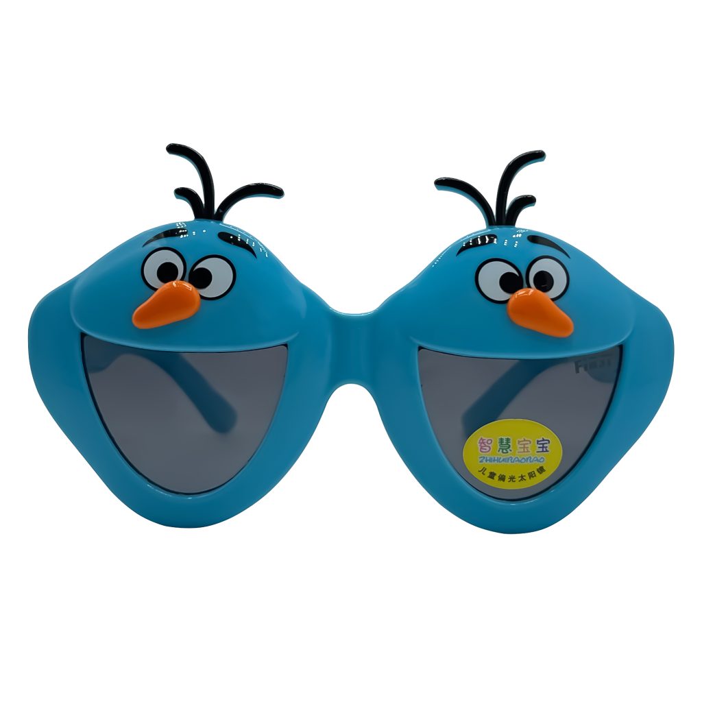ینک آفتابی بچگانه فرست مدل KIDS 3751 طرح آدم برفی اولاف رنگ آبی کائوچویی