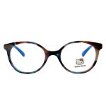 عینک طبی بچگانه Hello Kitty مدل HK AA126-000 (تولید Opal فرانسه) گرد رنگی