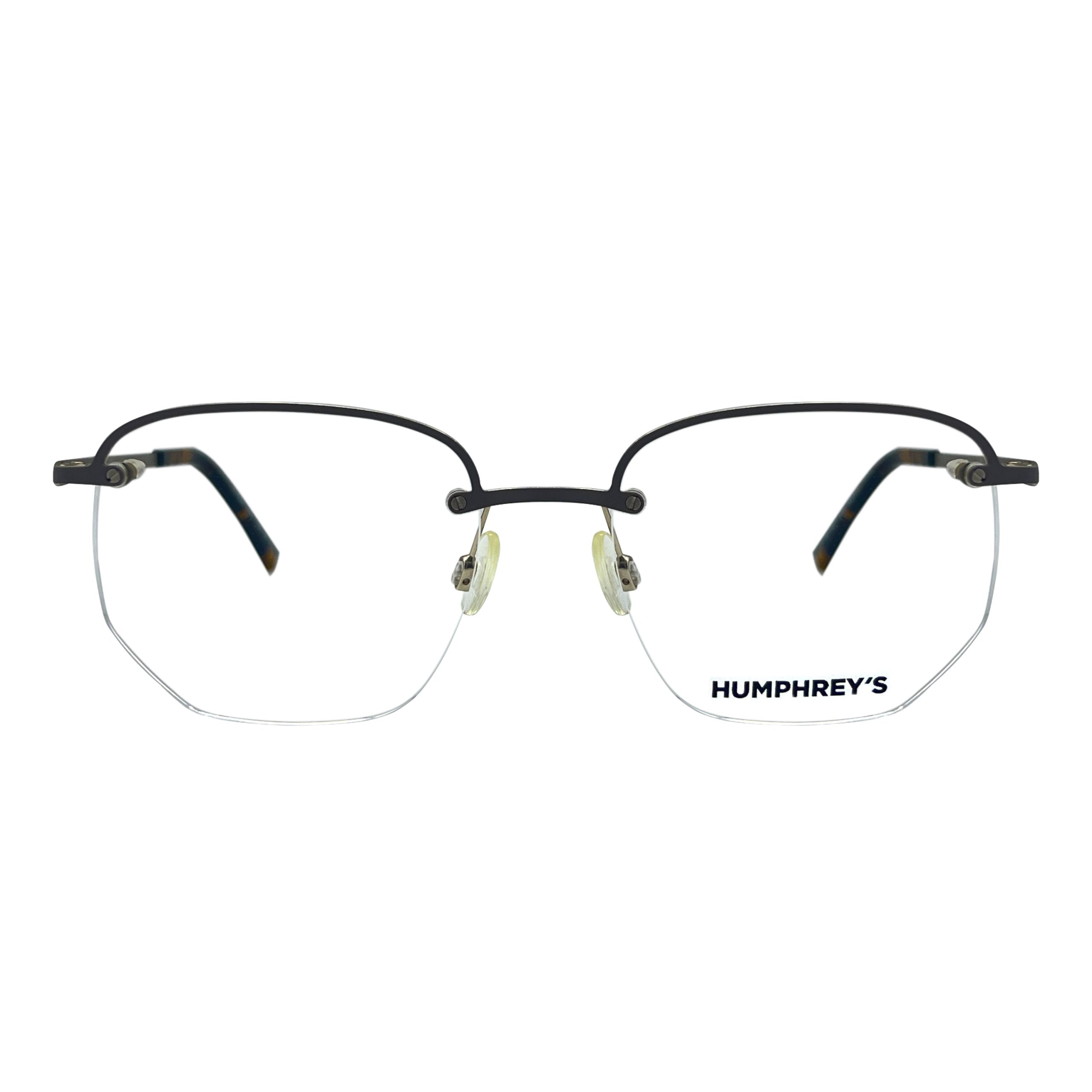 01-ESCHENBACH GERMANY -HUMPHREYS-HUM-582321 عینک طبی زنانه و مردانه ESCHENBACH | HUM-582321 نیم فریم طوسی مات روشن
