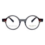 عینک طبی یونیسکس SERGIO MARTINI مدل SM-4272 گرد کائوچویی نوک‌مدادی شفاف ساخت هنگ‌کنگ